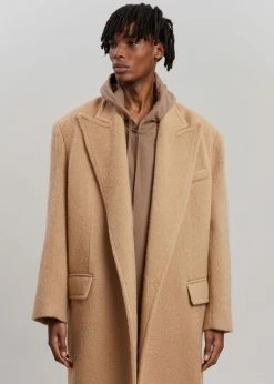 The Frankie Shop CLOTHING John Oversized Coat - Camel