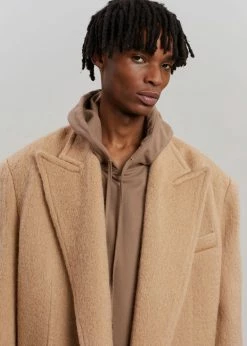 The Frankie Shop CLOTHING John Oversized Coat - Camel