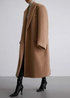 The Frankie Shop CLOTHING John Oversized Coat - Camel