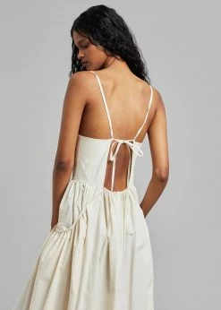The Plan Jolee Maxi Dress - Cream CLOTHING