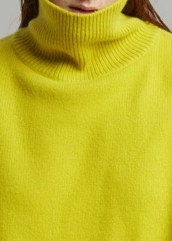 Promo β The Frankie Shop Joya Roll Neck Sweater - Citron π 23 The Frankie Shop Joya Roll Neck Sweater - Citron
