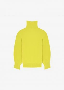 Promo β The Frankie Shop Joya Roll Neck Sweater - Citron π 27 The Frankie Shop Joya Roll Neck Sweater - Citron