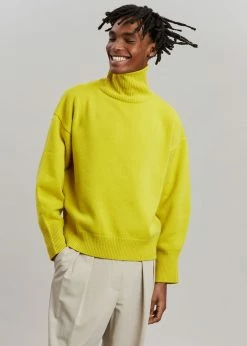 Promo β The Frankie Shop Joya Roll Neck Sweater - Citron π 17 The Frankie Shop Joya Roll Neck Sweater - Citron