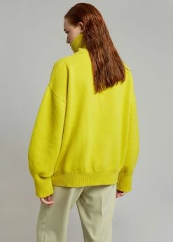 Promo β The Frankie Shop Joya Roll Neck Sweater - Citron π 26 The Frankie Shop Joya Roll Neck Sweater - Citron