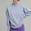 The Frankie Shop CLOTHING Joya Roll Neck Sweater - Lavender