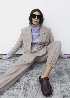 The Frankie Shop CLOTHING Joya Roll Neck Sweater - Lavender