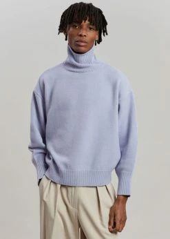 The Frankie Shop CLOTHING Joya Roll Neck Sweater - Lavender