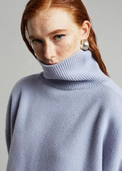 The Frankie Shop CLOTHING Joya Roll Neck Sweater - Lavender