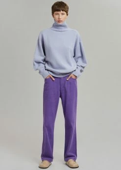 The Frankie Shop CLOTHING Joya Roll Neck Sweater - Lavender