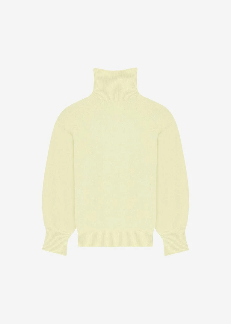 Best deal ๐งจ The Frankie Shop CLOTHING Joya Roll Neck Sweater - Lemon ๐ 12 The Frankie Shop CLOTHING Joya Roll Neck Sweater - Lemon