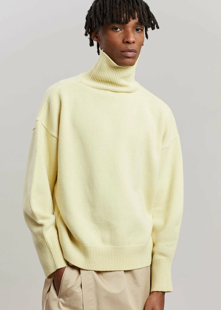 Best deal ๐งจ The Frankie Shop CLOTHING Joya Roll Neck Sweater - Lemon ๐ 5 The Frankie Shop CLOTHING Joya Roll Neck Sweater - Lemon