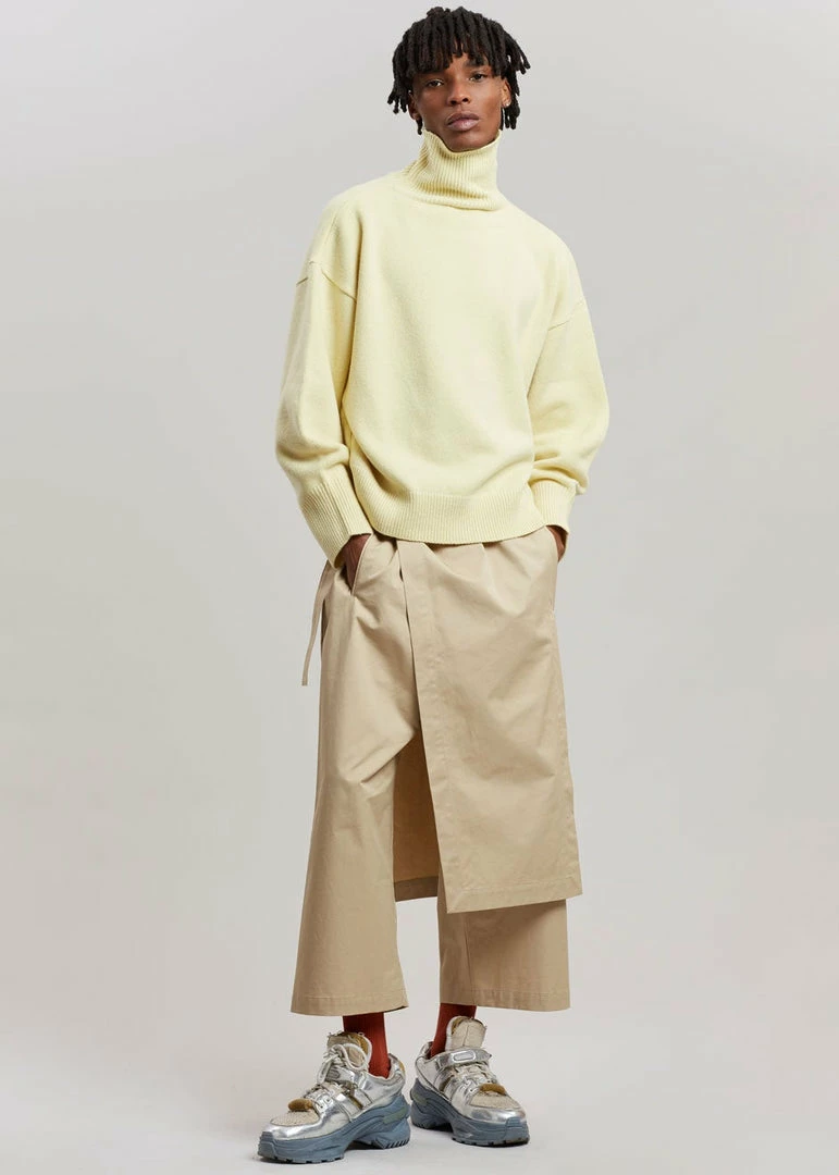 Best deal ๐งจ The Frankie Shop CLOTHING Joya Roll Neck Sweater - Lemon ๐ 4 The Frankie Shop CLOTHING Joya Roll Neck Sweater - Lemon
