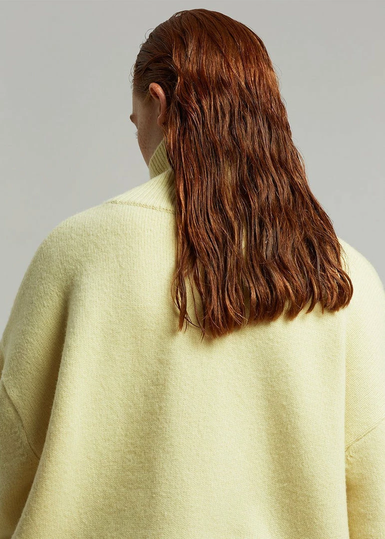 Best deal ๐งจ The Frankie Shop CLOTHING Joya Roll Neck Sweater - Lemon ๐ 7 The Frankie Shop CLOTHING Joya Roll Neck Sweater - Lemon