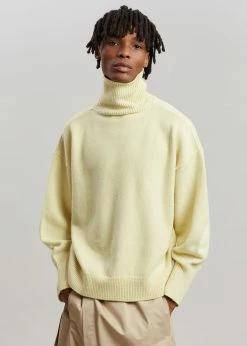 Best deal ๐งจ The Frankie Shop CLOTHING Joya Roll Neck Sweater - Lemon ๐ 17 The Frankie Shop CLOTHING Joya Roll Neck Sweater - Lemon