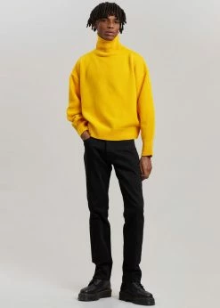 The Frankie Shop Joya Roll Neck Sweater - Marigold CLOTHING