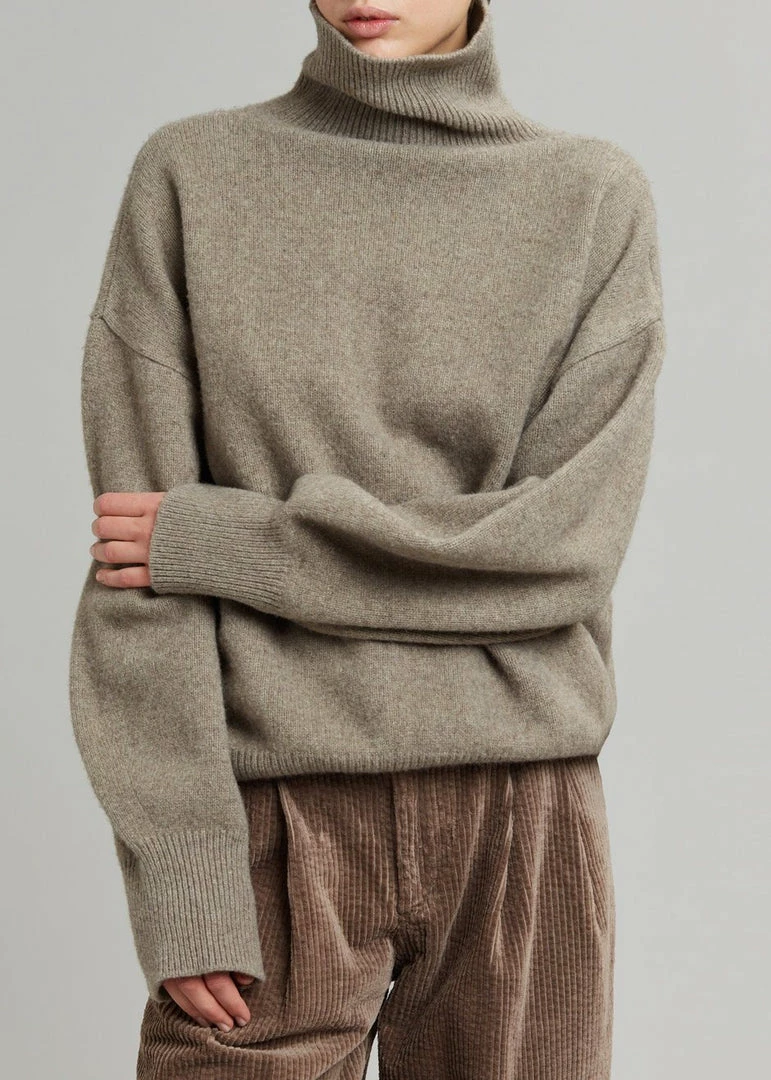 Brand new π― The Frankie Shop Joya Roll Neck Sweater - Taupe CLOTHING π₯° 9 The Frankie Shop Joya Roll Neck Sweater - Taupe CLOTHING