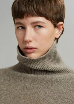 Brand new π― The Frankie Shop Joya Roll Neck Sweater - Taupe CLOTHING π₯° 21 The Frankie Shop Joya Roll Neck Sweater - Taupe CLOTHING