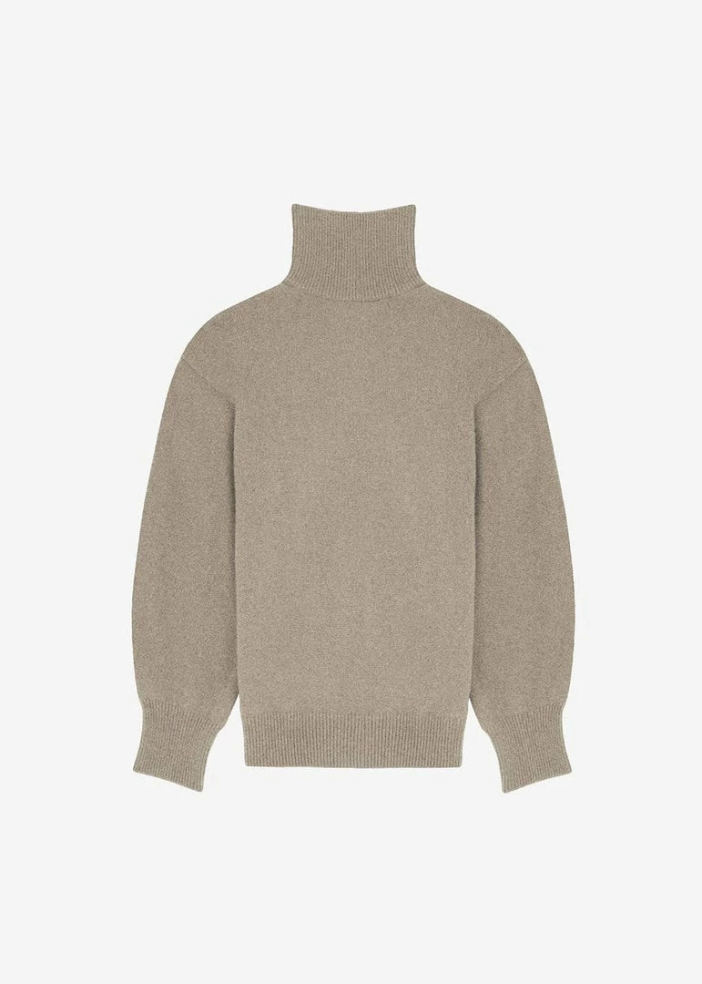 Brand new π― The Frankie Shop Joya Roll Neck Sweater - Taupe CLOTHING π₯° 15 The Frankie Shop Joya Roll Neck Sweater - Taupe CLOTHING