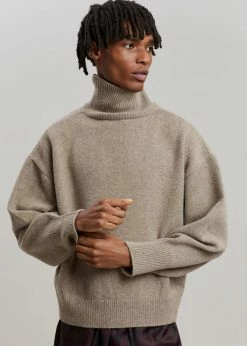 Brand new π― The Frankie Shop Joya Roll Neck Sweater - Taupe CLOTHING π₯° 19 The Frankie Shop Joya Roll Neck Sweater - Taupe CLOTHING
