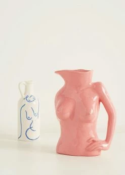 LIFESTYLE Anissa Kermiche Jugs Jug Ceramic Vase - Hot Pink