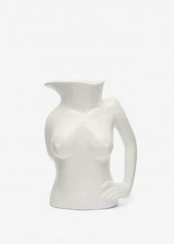 LIFESTYLE Anissa Kermiche Jugs Jug Ceramic Vase - White