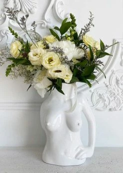 LIFESTYLE Anissa Kermiche Jugs Jug Ceramic Vase - White