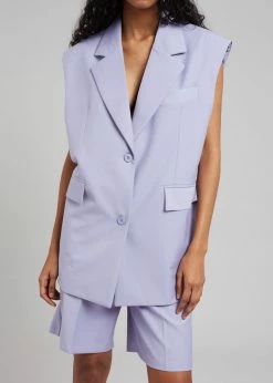 The Frankie Shop CLOTHING Jule Vest - Lilac