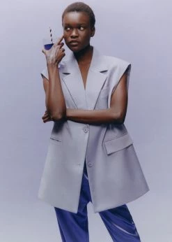 The Frankie Shop CLOTHING Jule Vest - Lilac