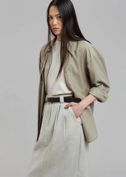 New β Project View Julian Midi π Skirt - Birch Melange CLOTHING β 12 Project View Julian Midi Skirt - Birch Melange CLOTHING