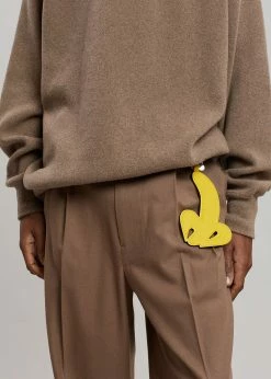 JW Anderson Banana Keyring - Yellow