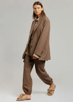 SHOES JW Anderson Chain Flat Sandals - Taupe