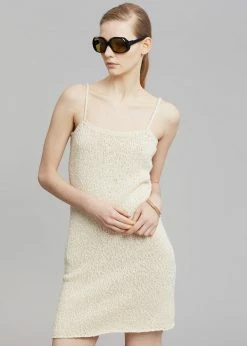 JW Anderson Fitted Camisole Mini Dress - Natural