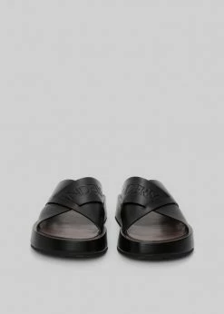 Vacation Edit JW Anderson Flat Platform Sandal - Black