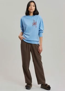 JW Anderson JWA Crewneck Jumper - Light Blue