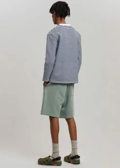 Men JW Anderson Long Sleeve Crewneck Tee - Black/White