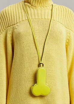 JW Anderson Penis Coin Purse - Yellow