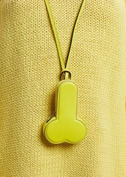 JW Anderson Penis Coin Purse - Yellow