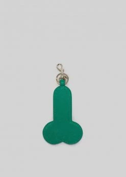 JW Anderson Penis Keyring - Cobalt/Bright Green ACCESSORIES