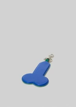 JW Anderson Penis Keyring - Cobalt/Bright Green ACCESSORIES