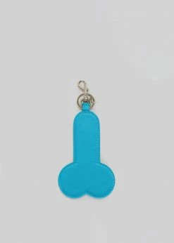 JW Anderson Penis Keyring - Orange/Aqua ACCESSORIES