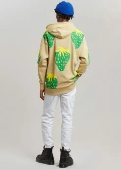 JW Anderson Strawberry Hoodie - Natural/Green