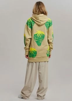 JW Anderson Strawberry Hoodie - Natural/Green
