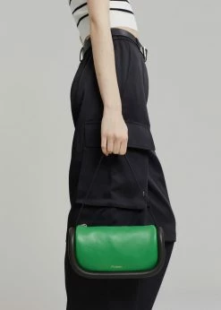 JW Anderson The Bumper Baguette - Green/Mocha/Black