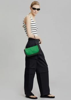 JW Anderson The Bumper Baguette - Green/Mocha/Black