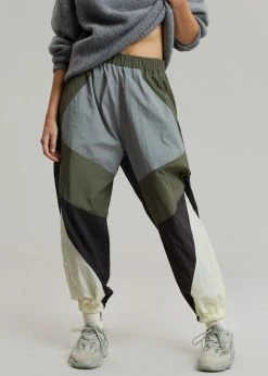 Black Fuchsia CLOTHING Kahlo Joggers - Green Combo
