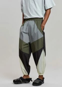 Black Fuchsia CLOTHING Kahlo Joggers - Green Combo