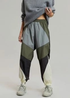 Black Fuchsia CLOTHING Kahlo Joggers - Green Combo