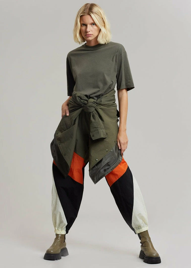 Wholesale π Black Fuchsia CLOTHING Kahlo Joggers - Orange Combo β 1 Black Fuchsia CLOTHING Kahlo Joggers - Orange Combo