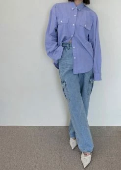 Varial Kai Cargo Denim Pants - Worn Wash CLOTHING