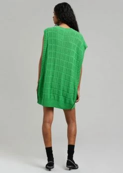Another J CLOTHING Kami Knit Dress - Green